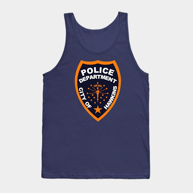 City of HPolice Department Badge Tank Top by buby87